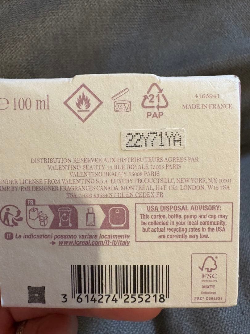 香水(女性用) VALENTINO Club couture 100ml