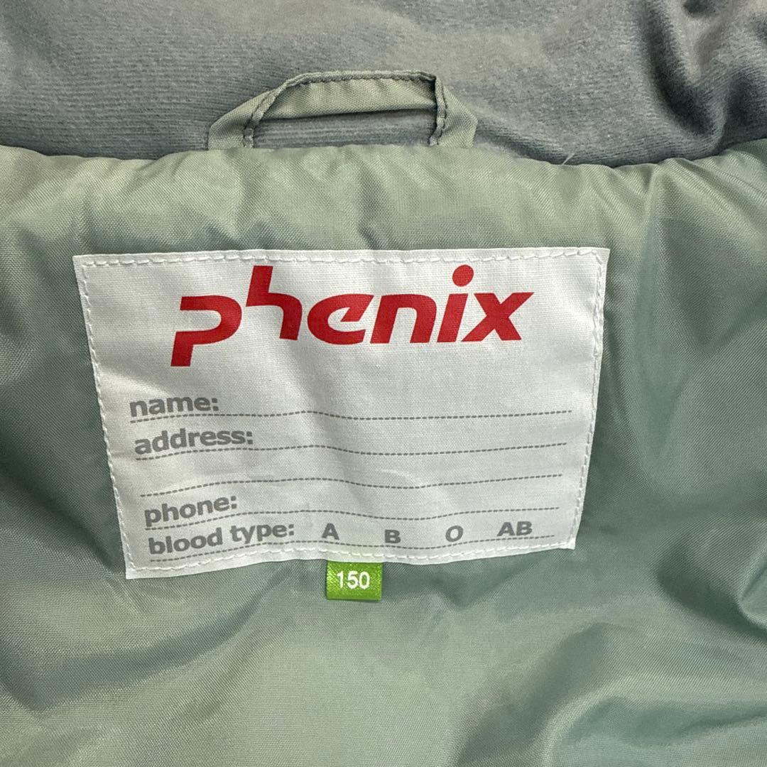 【新品未使用】phenix スキーウェア ジャケットとオーバーオール 150