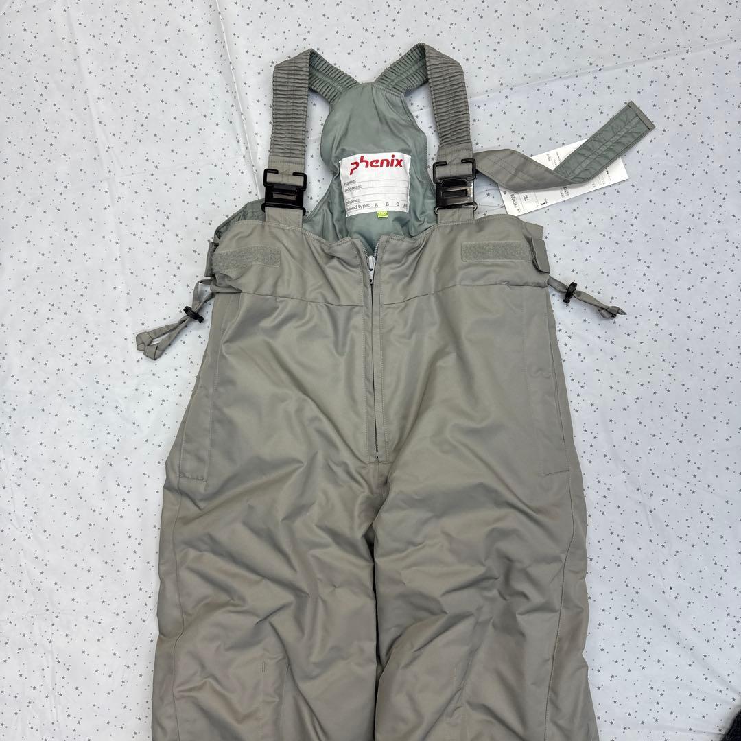 【新品未使用】phenix スキーウェア ジャケットとオーバーオール 150