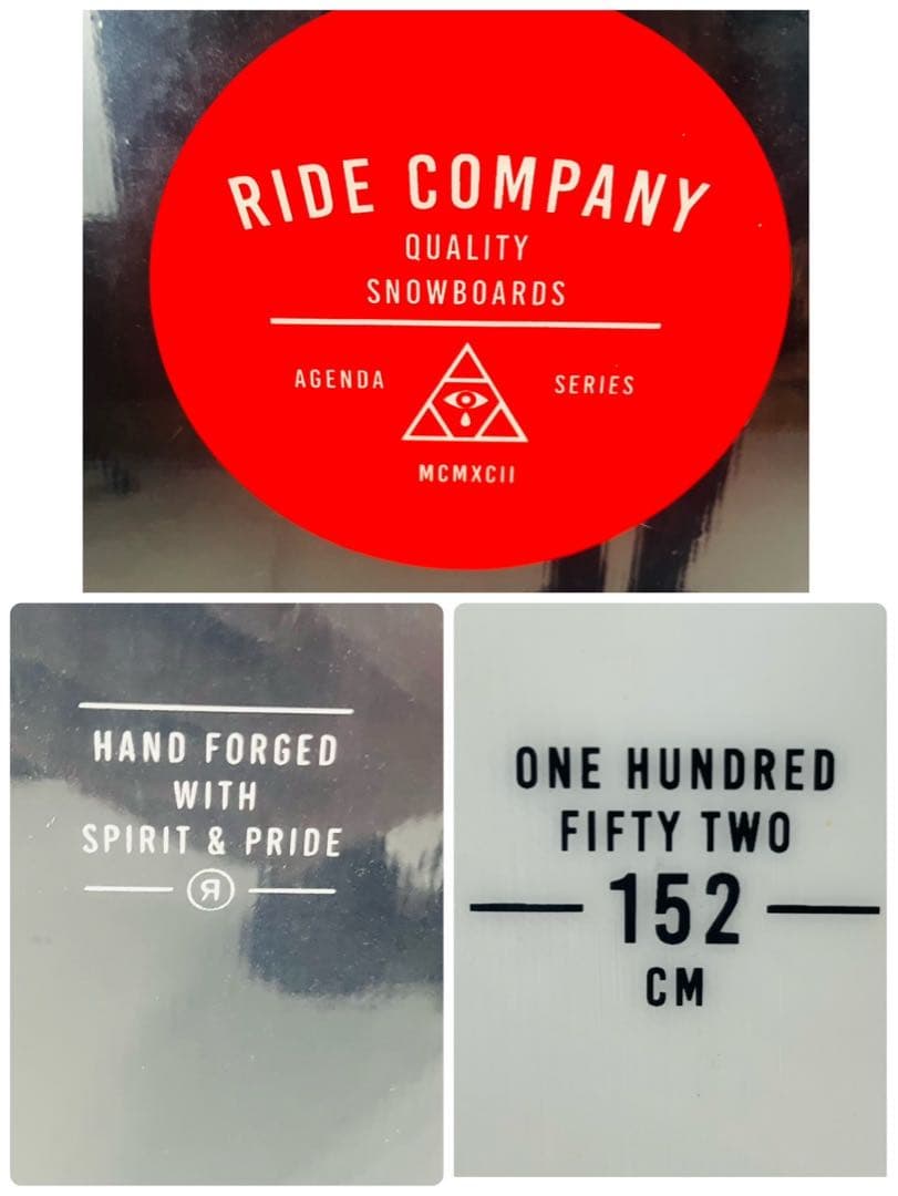【良品】 RIDE ライド company 152cm スノーボード