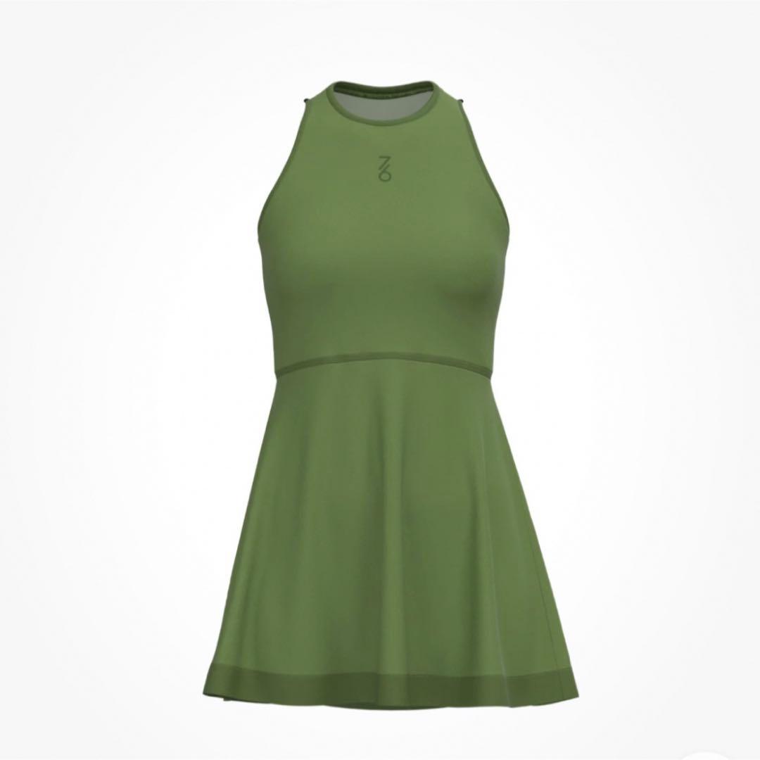 日本初上陸　セブンシックス　テニスウェア　ワンピース　グリーン　M