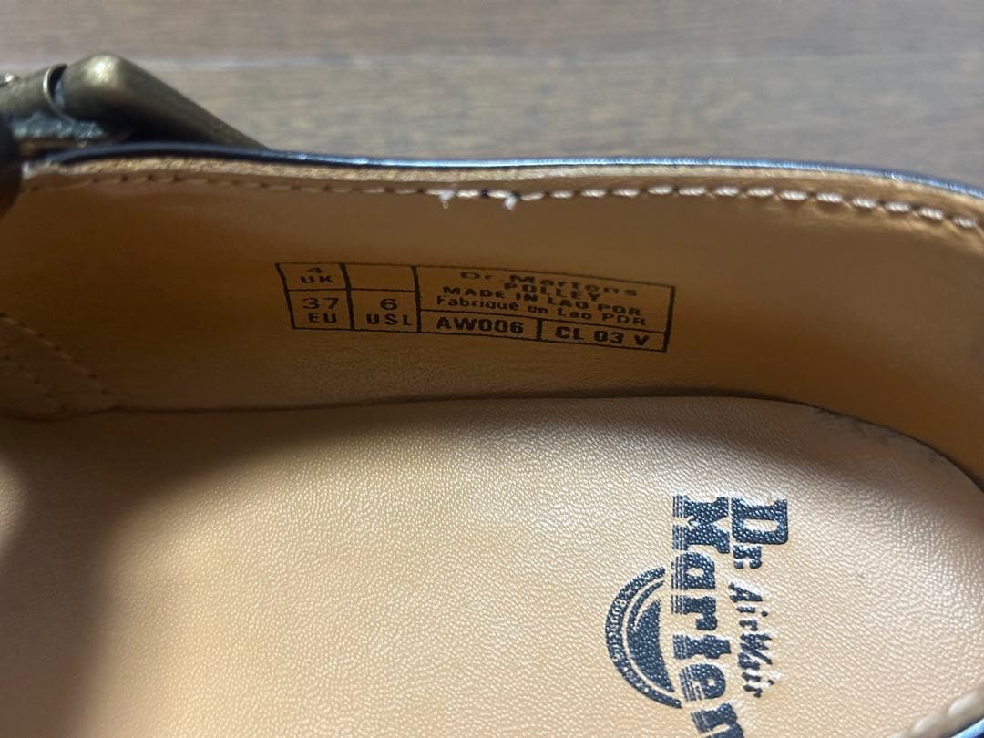 【UK4】Dr.Martens POLLEY T バーシューズ