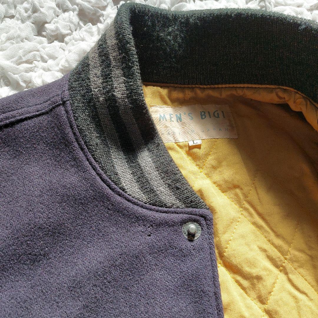80s vintage MEN´S BIGI スタジャン 中綿キルティング