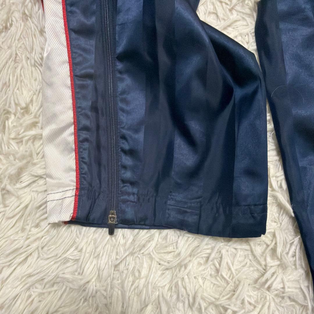 NIKEナイキ　ナイロン　セットアップ　ネイビー　メンズXL ウィンブレ　ピステ