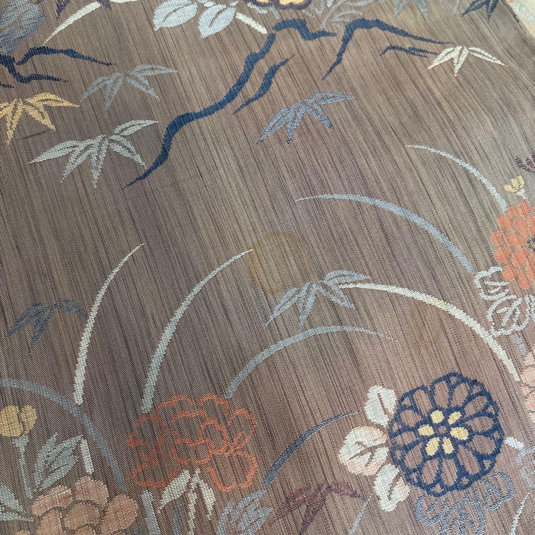 ねこねこ55様 AK-4748 絵羽紬 菱屋六右衛門 光沢ある紬 - メルカリ