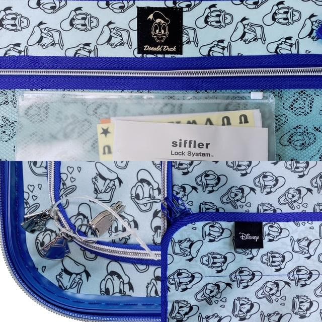 【siffler】シフレ ディズニー ドナルドダック キャリーケース【未使用品】