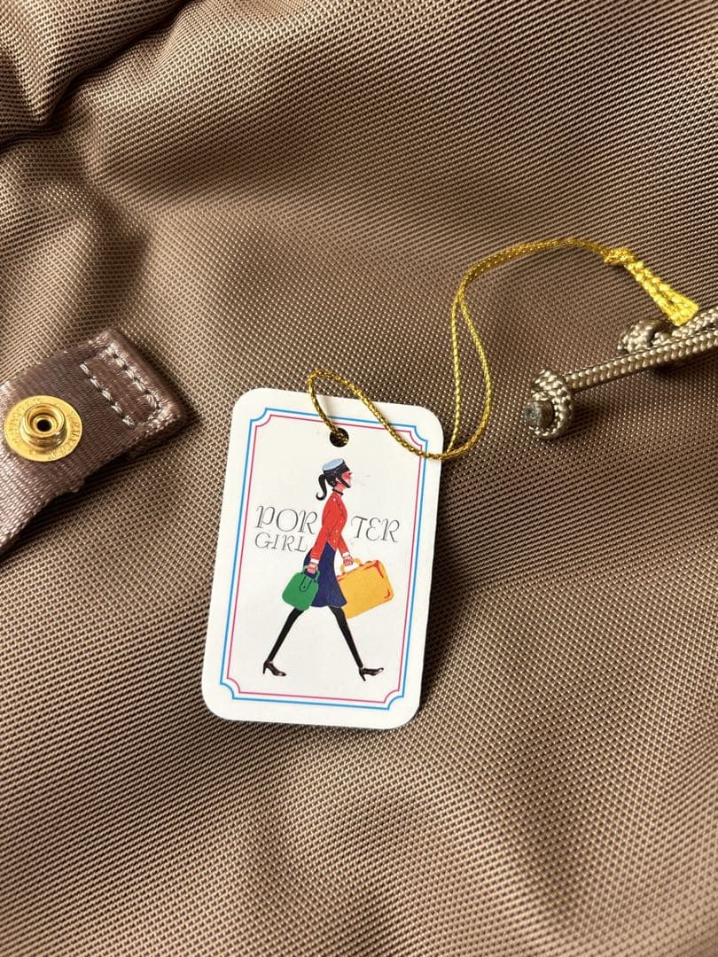Porter girl ベージュ リュック　ポーター