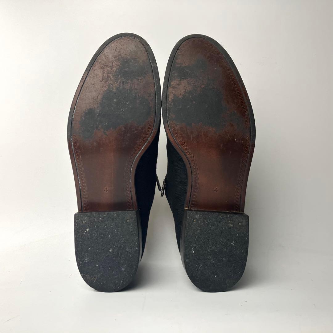 【良品】ジャンポールゴルチエ　オックスフォード　レースアップシューズ　黒　23