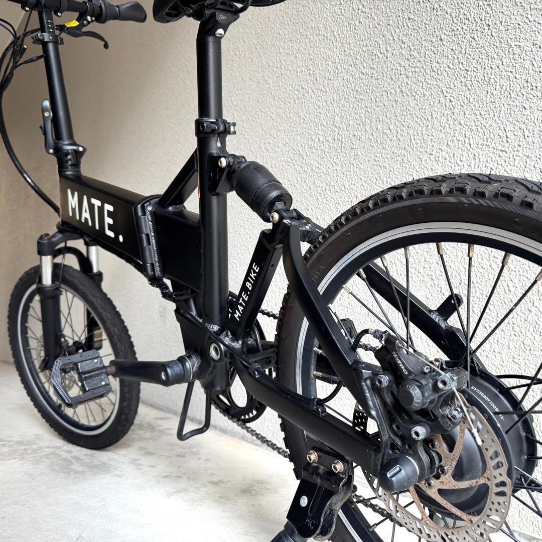 【大阪】MATE city 電動アシスト自転車　ブラック