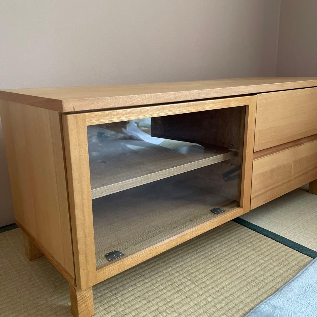 無印良品 MUJI 木製AVラック テレビボード テレビ台 幅110cm