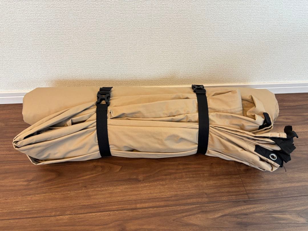 VASTLAND TCレクタタープ　Lサイズ（5m✕5m）　ベージュ　3回使用