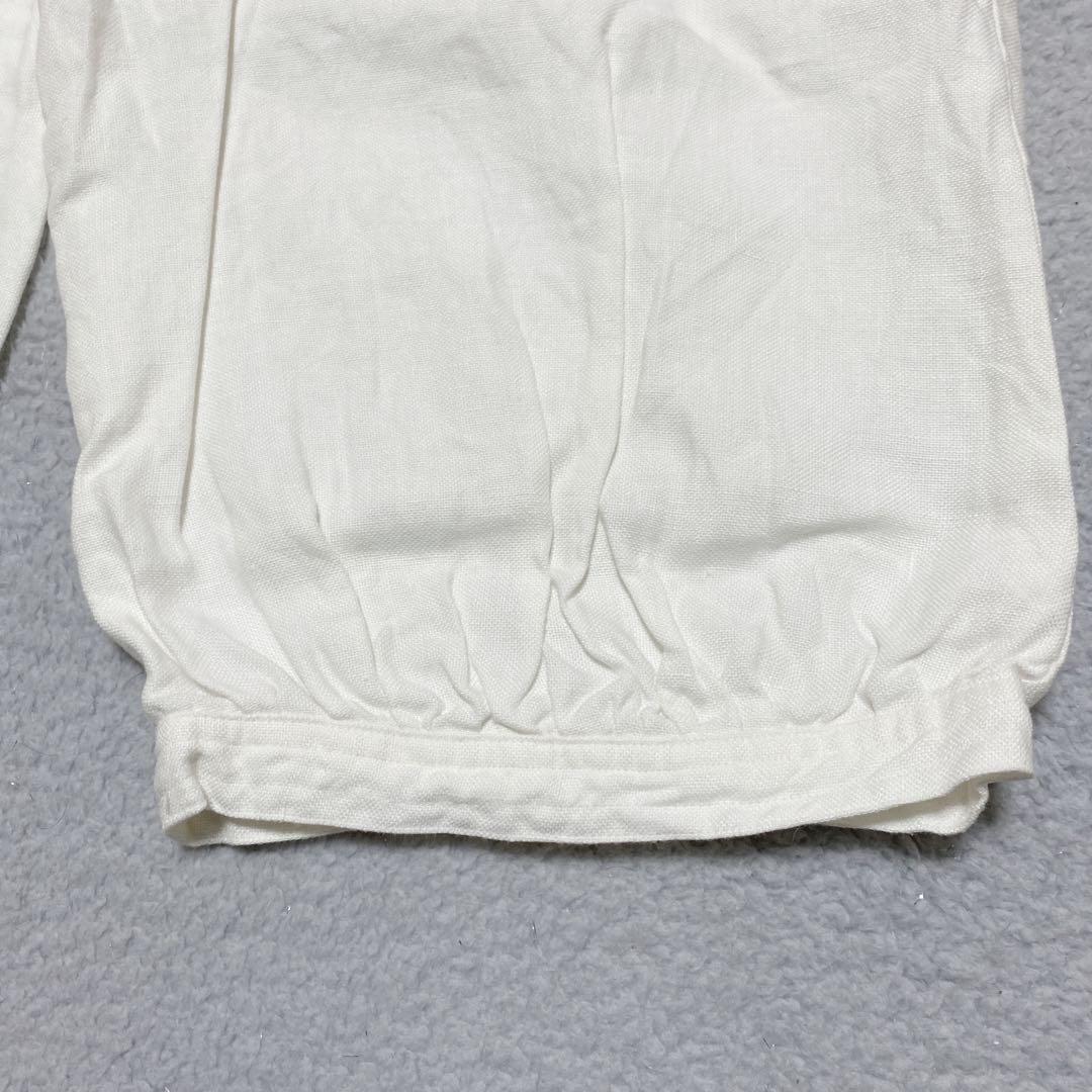 未使用品【イントゥーカ】リネンパンツ 麻 サルエルパンツ 日本製 春夏秋