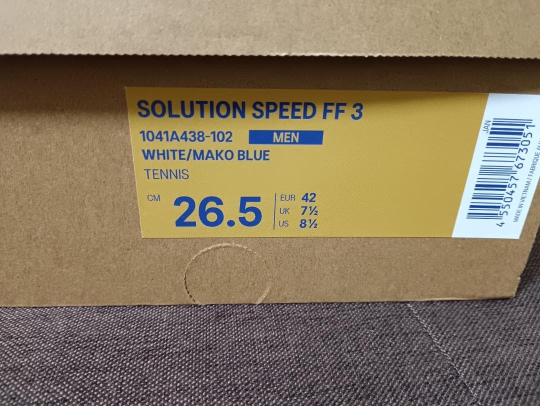 アシックス　ソリューションスピード　solution speed 26.5cm