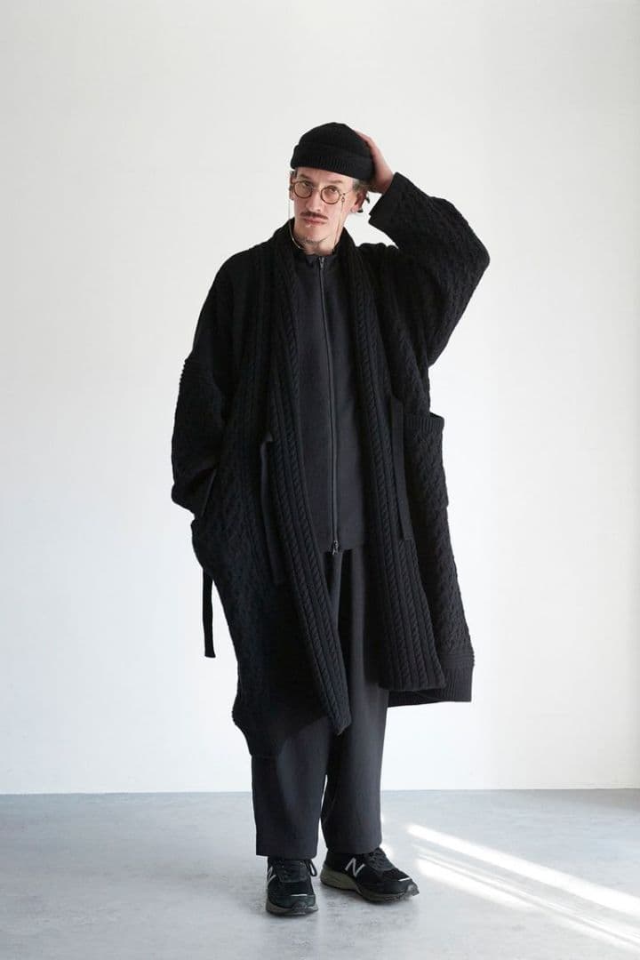 【*ト様 ヤシキ　Ginrei Knit Coat　ニットsayatomo VI