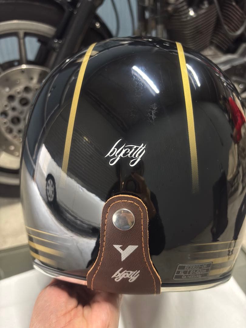 By cityフルフェイスヘルメット ロードスター3ブラック/ゴールド ハーレー