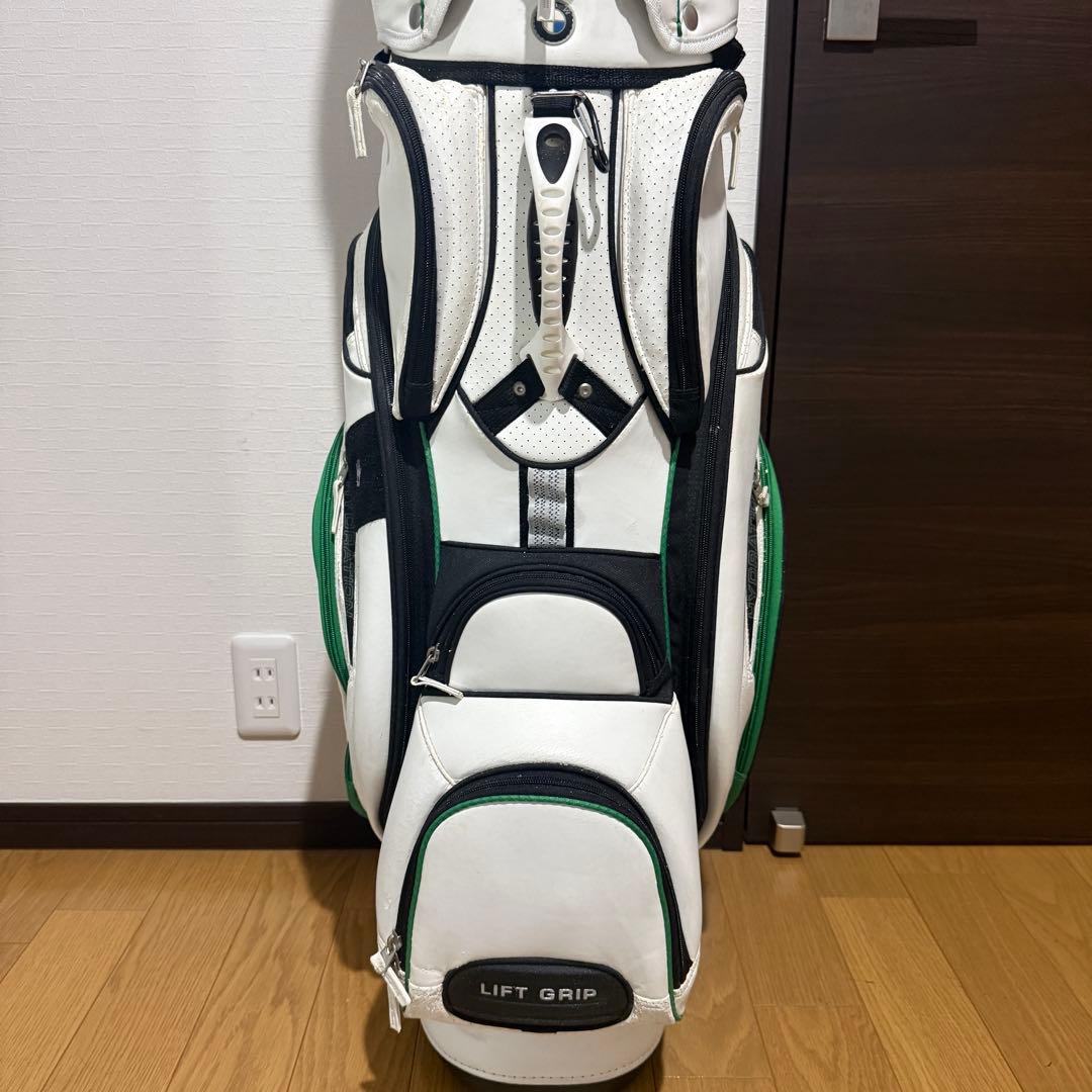 BMW Golfsport キャディバッグ ゴルフバッグ ホワイト/ブラック
