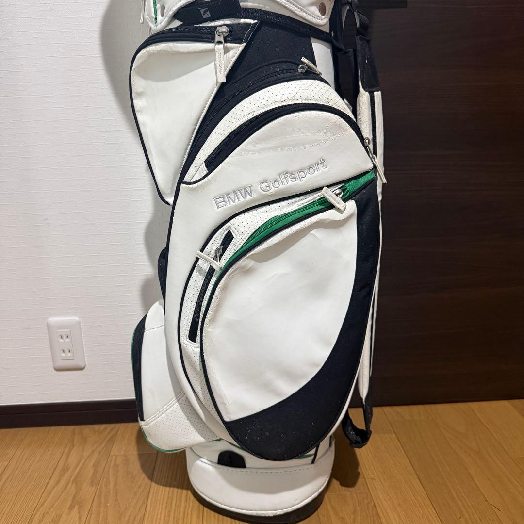 BMW Golfsport キャディバッグ ゴルフバッグ ホワイト/ブラック