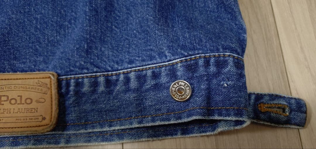 80’s ポロラルフローレン ▶デニムジャケット 2ndモデル XL 白タグ
