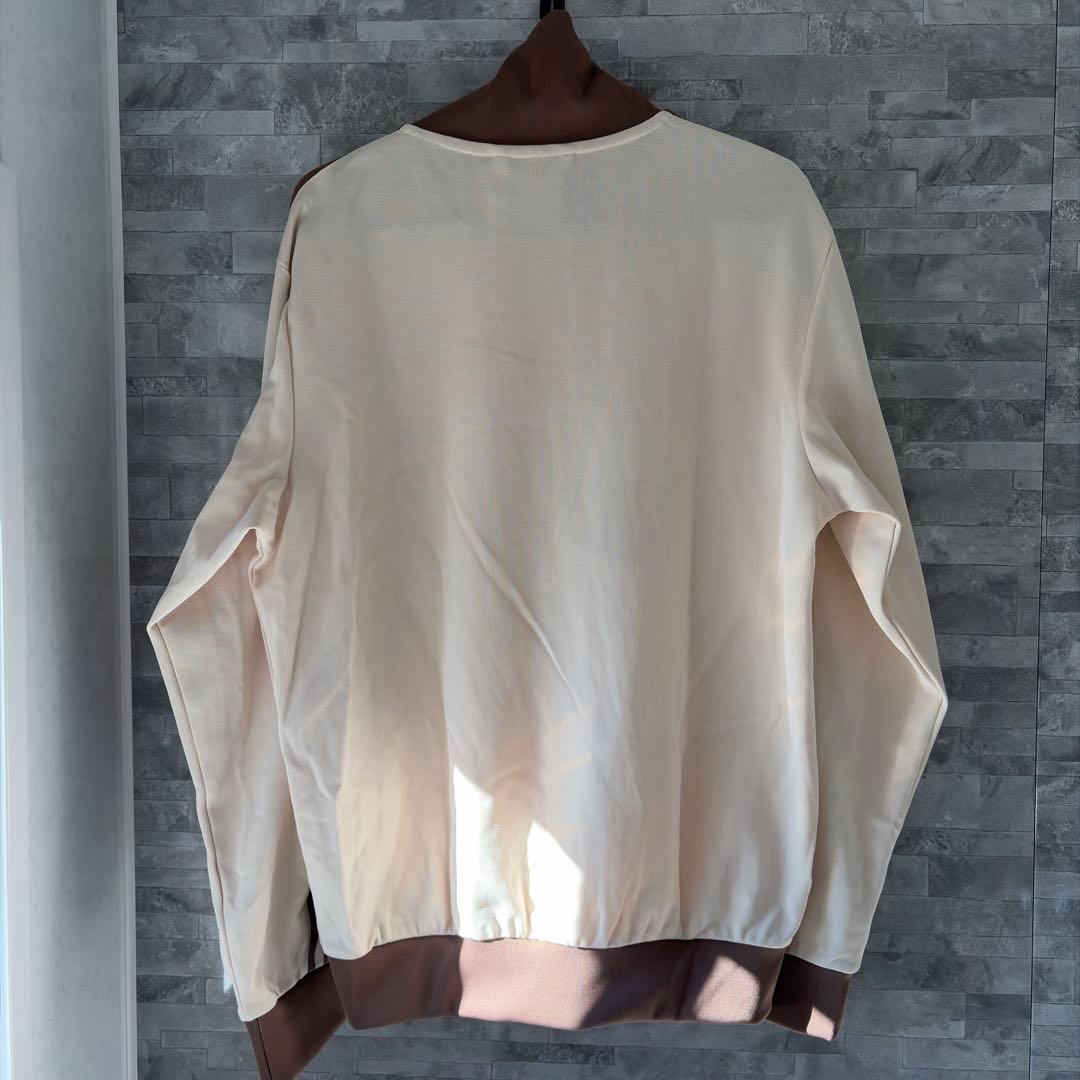 アディダス トラックジャケット ベージュ モカブラウン 希少 XL