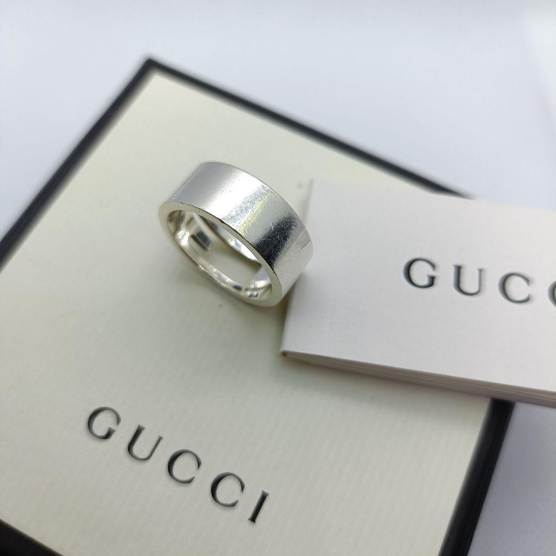 GUCCI✨️ ブランデッドG リング 14号 カットアウト 925 シルバー