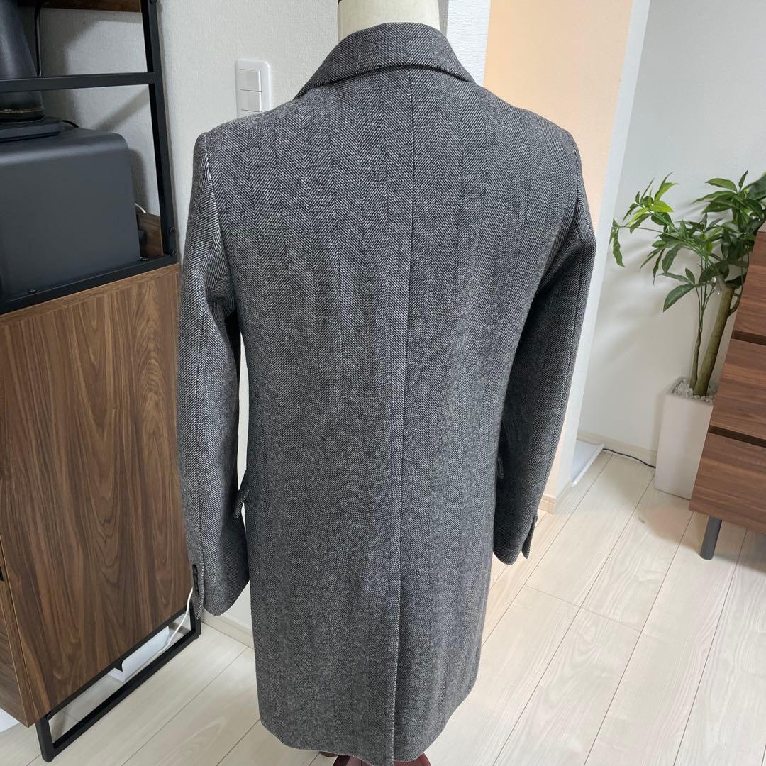 美品 中綿あり 定価15】トゥモローランド チェスターコート ヘリンボーン