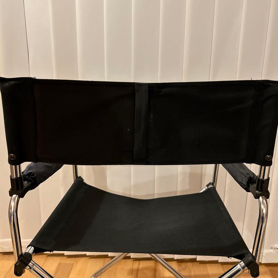 peak フォールディングディレクターズチェア　ブラック　二脚セット