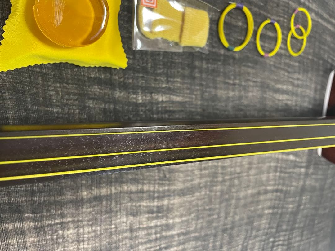 胡弓，弓、付属品付き