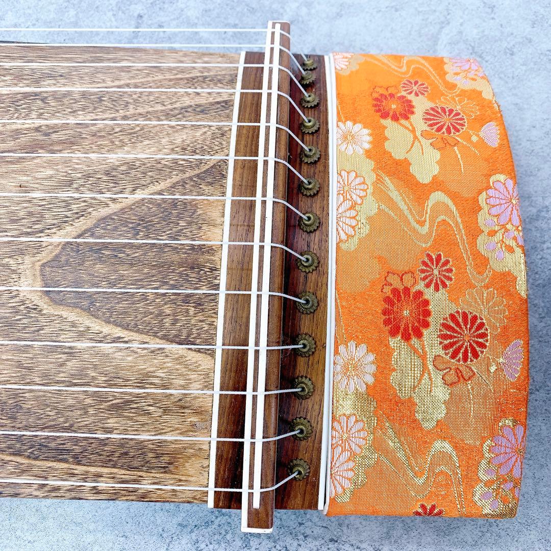 琴 13弦 すだれ彫り 並甲 弦楽器 和楽器 蒔絵
