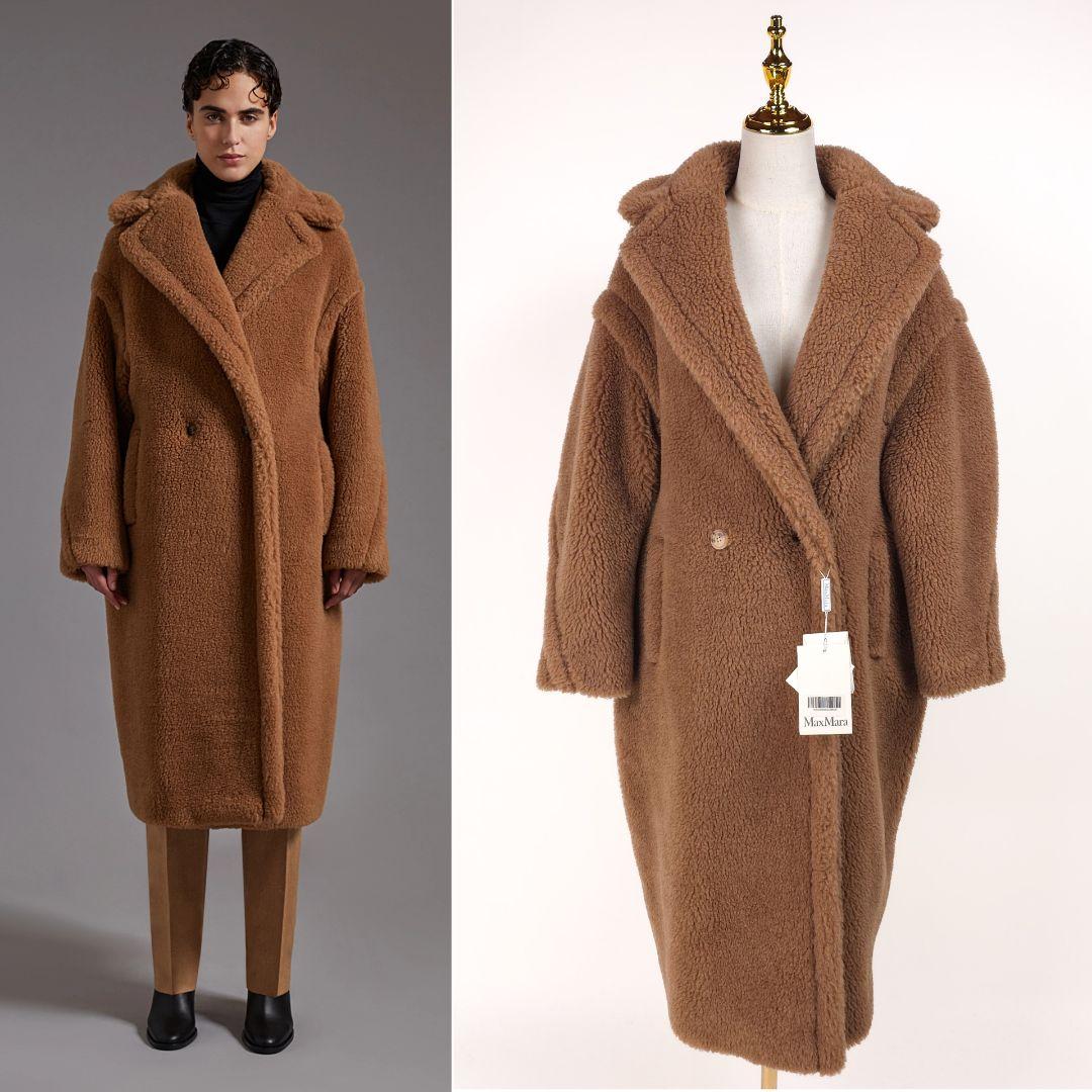新品タグ付き】マックスマーラ テディベア アイコンコート キャメル S