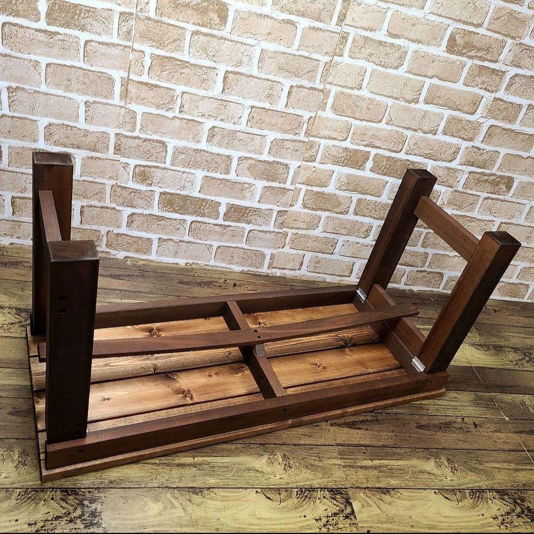 No1343【☆送料無料】縁台、ベンチ、イス、腰掛け【脚折りたたみ式】