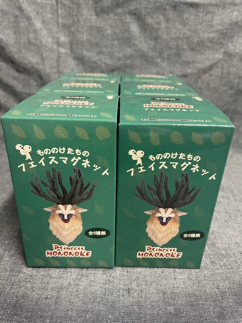 未開封】もののけ姫 フェイスマグネット もののけたち 全6種類