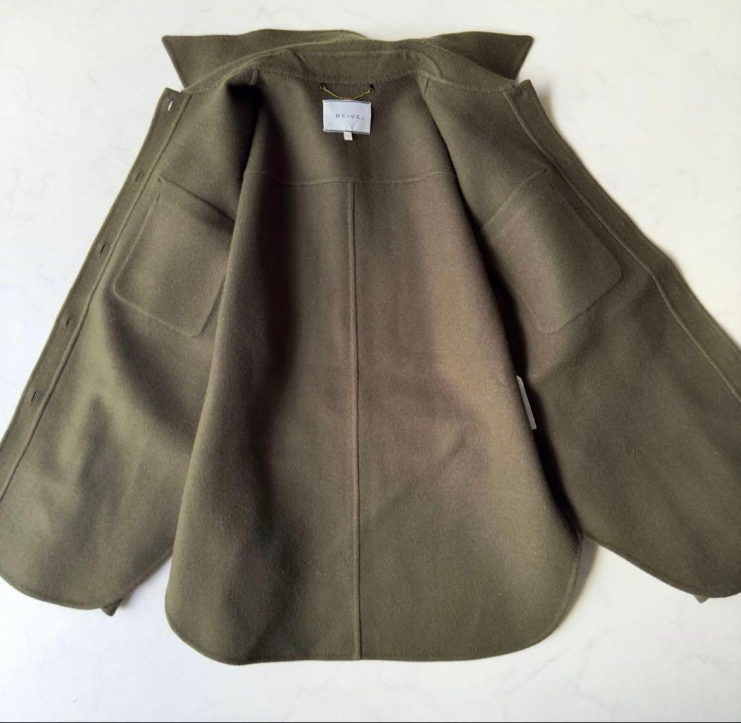 極美品✨定価6.9万　BEIGE　ベイジ　ACTION リバージャケット　カーキ