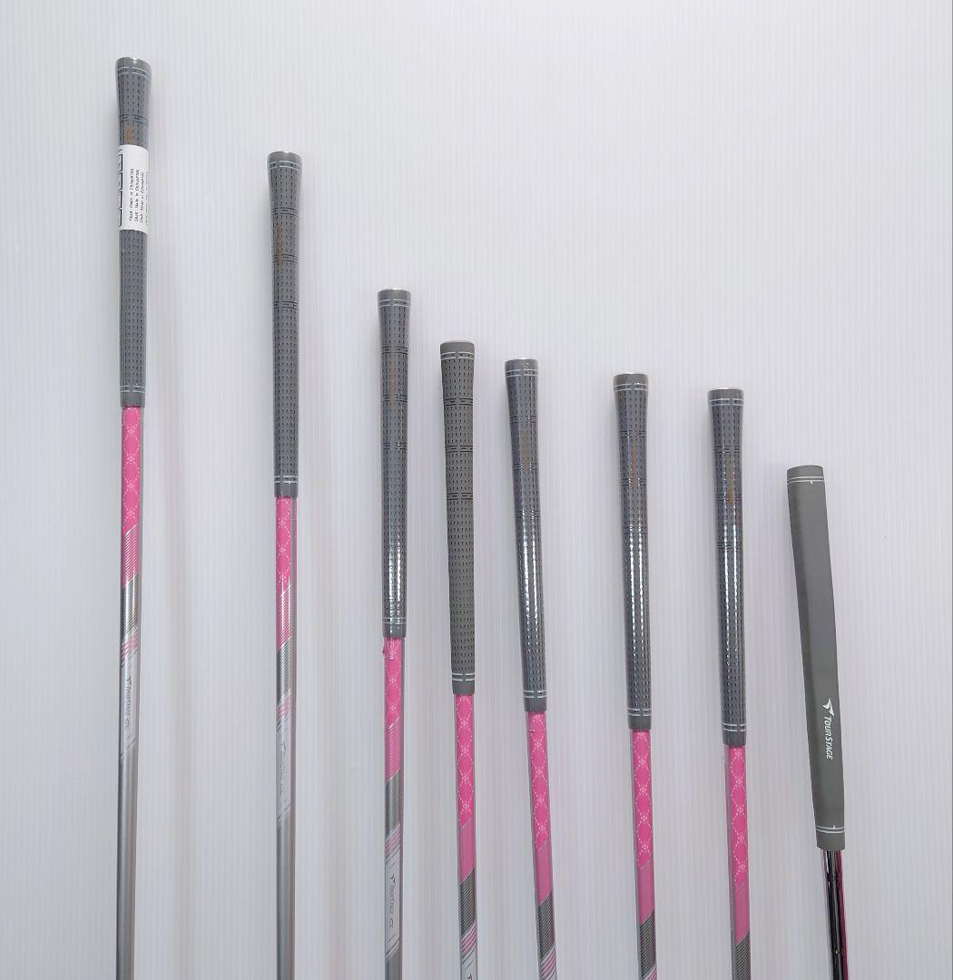 ツアーステージCL レディース ゴルフ8本セット【ほぼ未使用品】