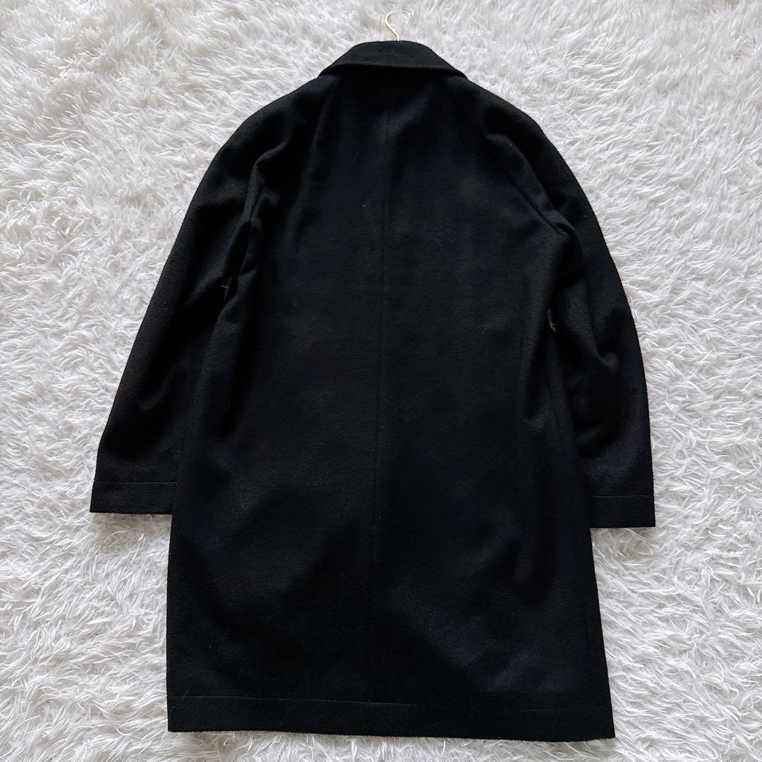 【Paul Smith】カシミヤ100% ステンカラーコート 黒 M 現行タグ