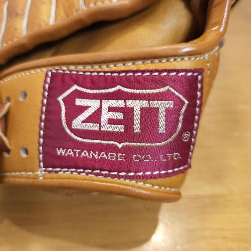 ZETT ゼット クラウンラベル 70～80年代 王冠 ビンテージ 硬式グローブ