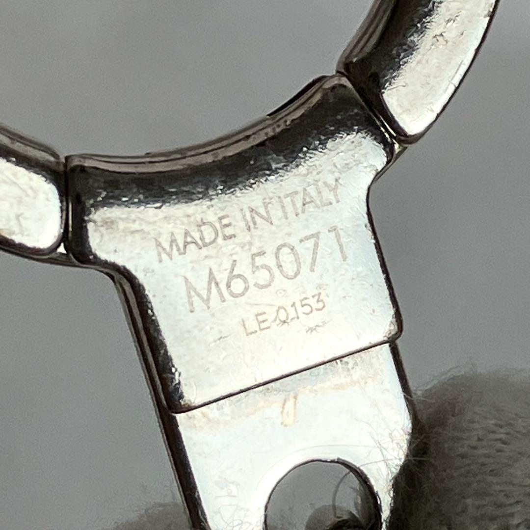 極美品】ルイヴィトン ポルトクレLV イニシャル M65071 シルバー金具