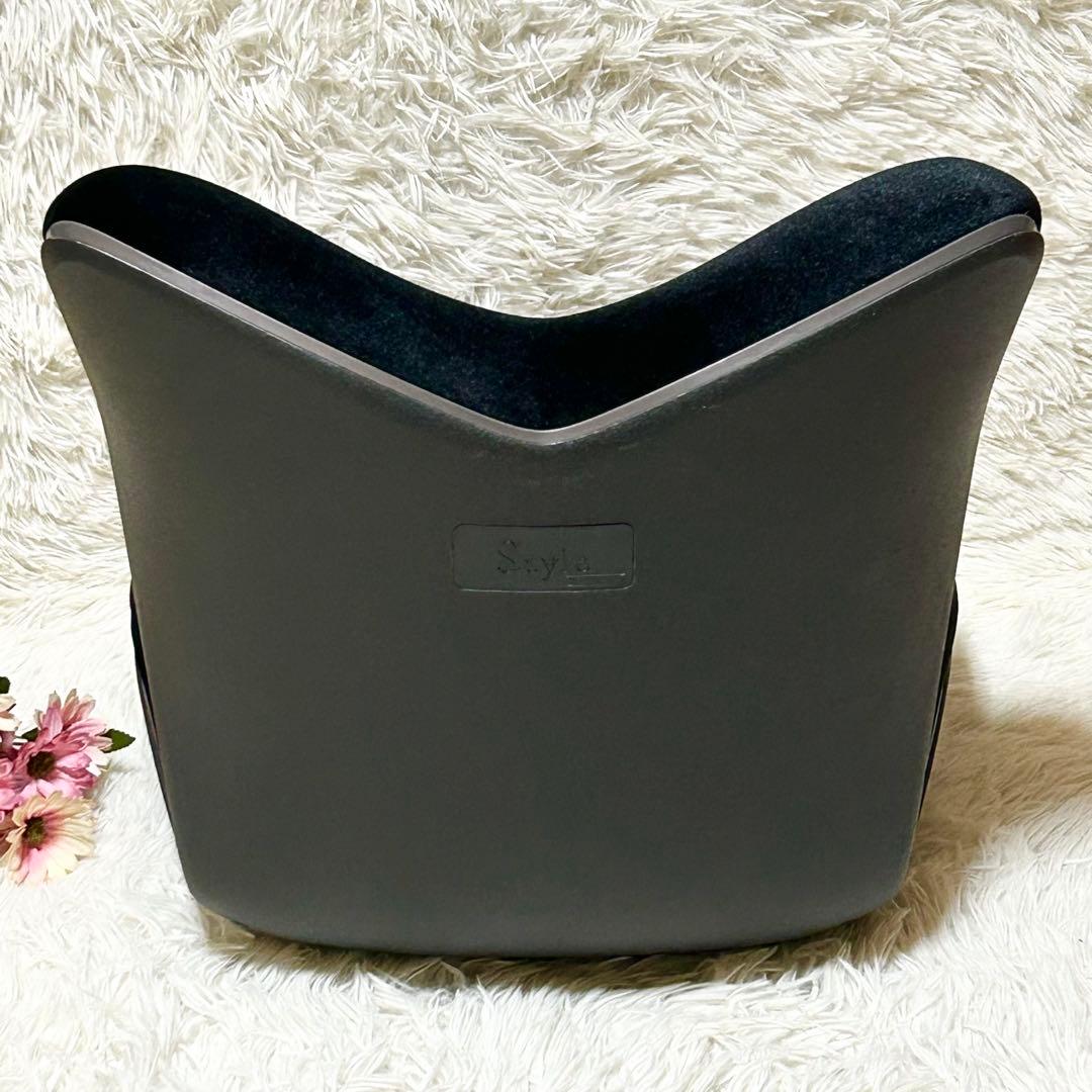 【新品】スタイル プレミアム デラックス 骨盤 姿勢 猫背 補正 座椅子 黒