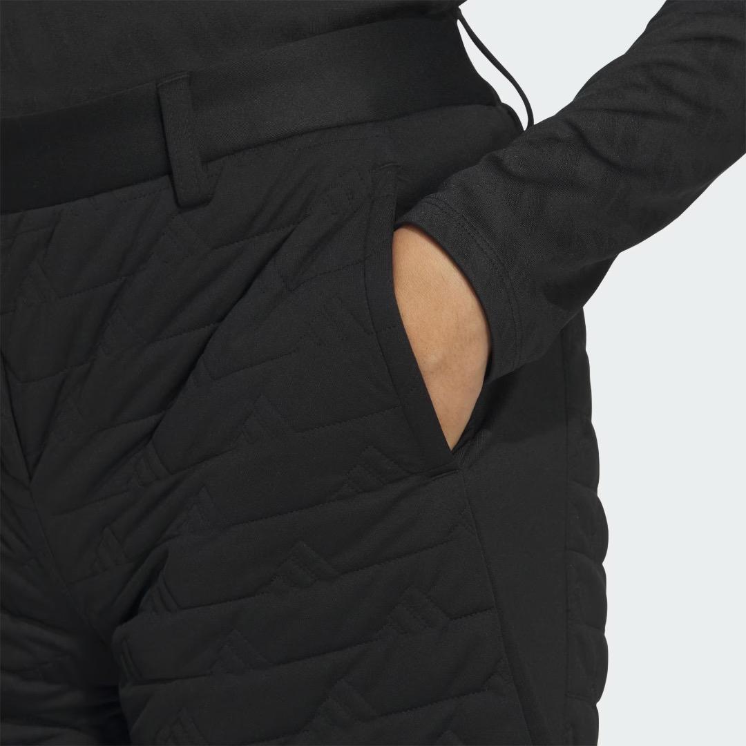 【XL/L】秋冬 定価34,100円 アディダスゴルフ 中綿キルト セットアップ