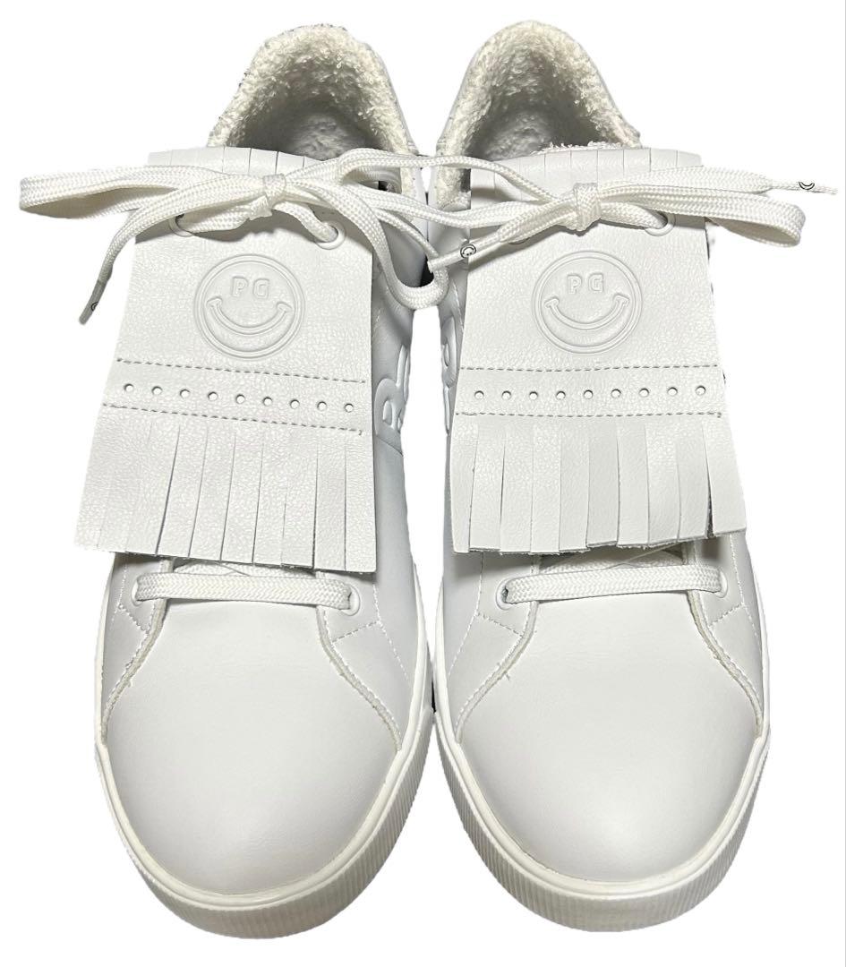 新品 パーリーゲイツ ゴルフシューズ キルトタン・ローカット メンズ 26.5㎝