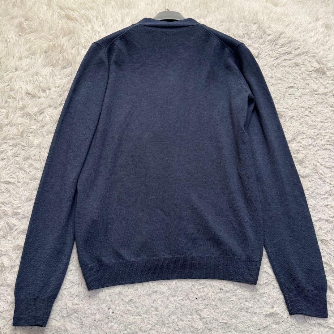 極美品Lサイズ相当　PRADA ニットカーディガン　セーター　ローゲージ　48