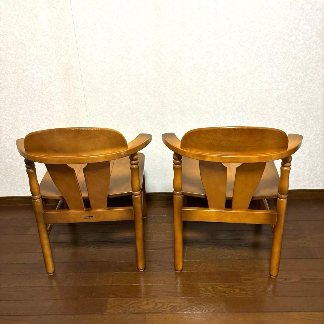 【良品】karimoku コロニアル ダイニングチェア ２脚セット