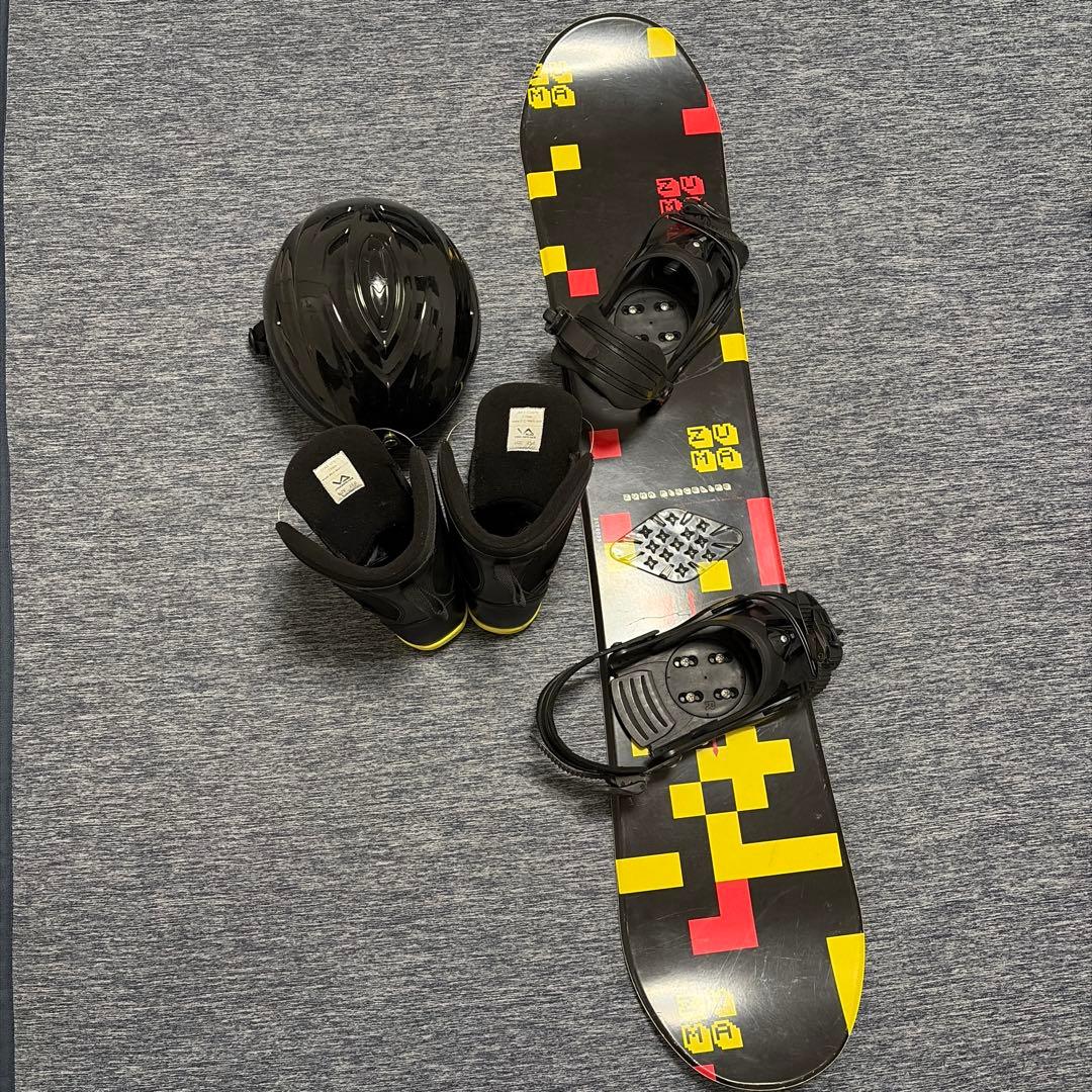 スノーボードセット ヘルメット付き ZUMA