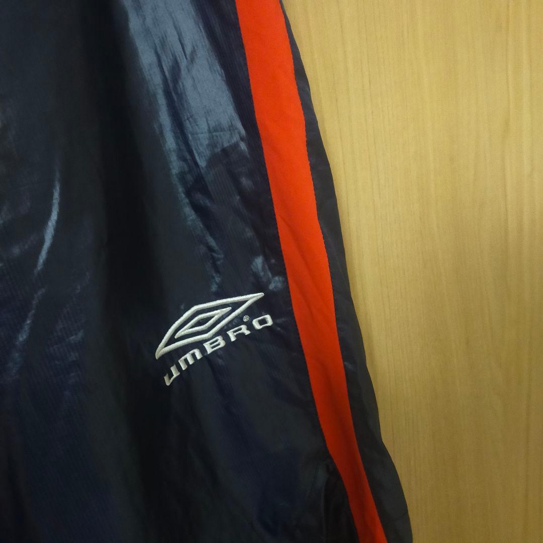 UMBRO アンブロ 中綿ピステ セットアップ ナイロンジャージ 上下 ロゴ