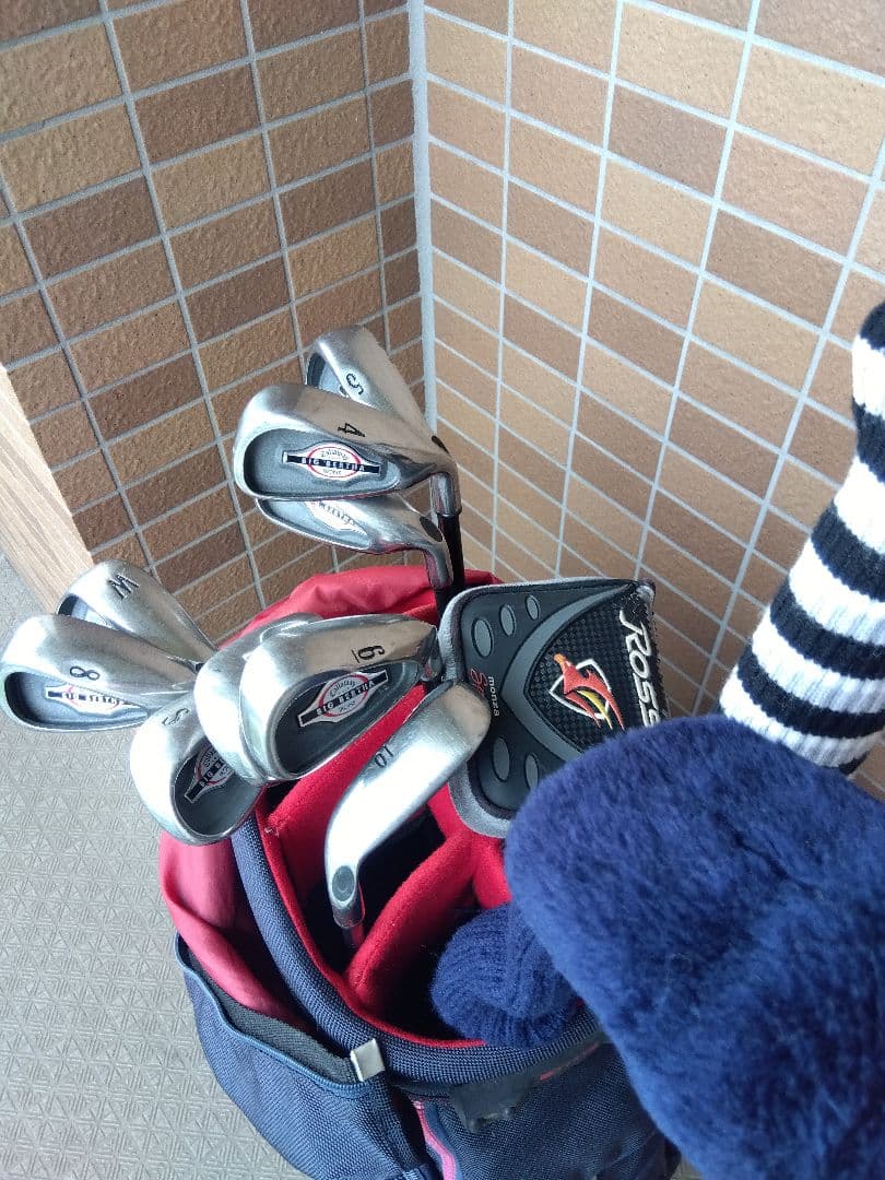 onoff ゴルフキャディバッグ ネイビー　　9.5型