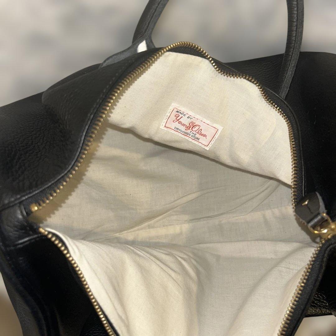 ヤングアンドオルセン】極美品 ボストン 最終値下げ - バッグ最 安 価格