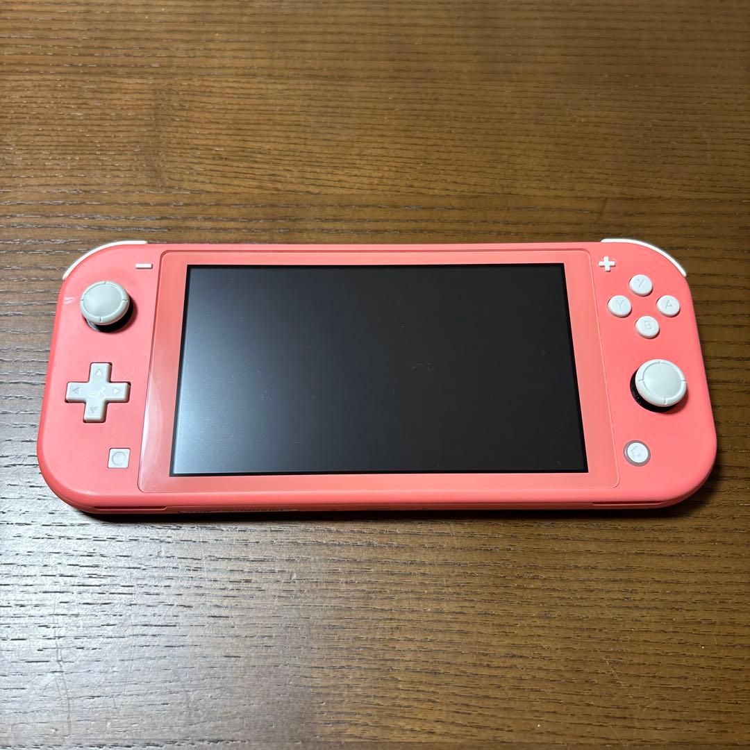 Nintendo Switch Lite コーラルピンク本体 充電器　外箱付き