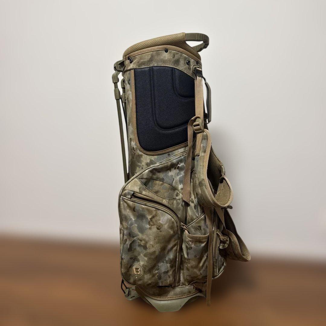 BRIEFING 迷彩 ゴルフバッグ　キャディバッグ　CR-4