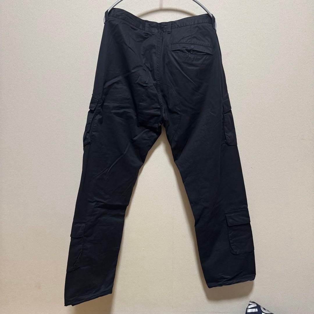 ストーンアイランド　ブラックカーゴパンツ