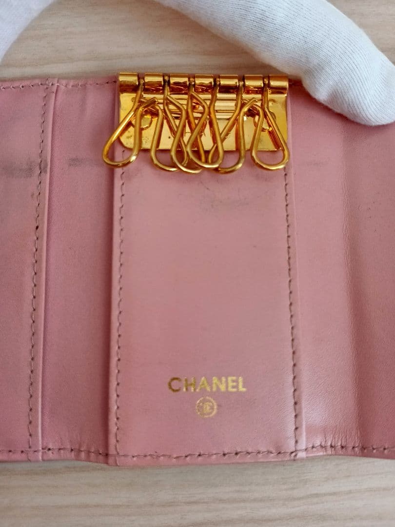 【広夢様ご購入予定の商品】CHANEL ピンク レザー キーケース