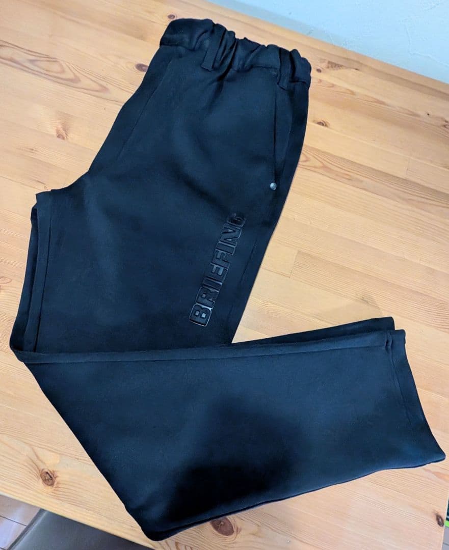 BRIEFING 3DロゴスリムパンツMサイズ　ブラック